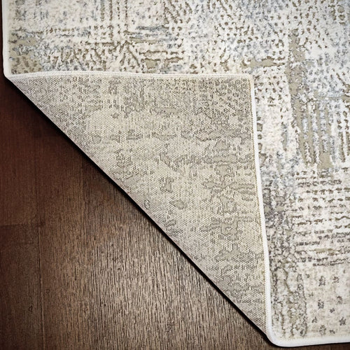 Chateau 98204-6242 Beige/Blue Rug - Shrink Polyester With 