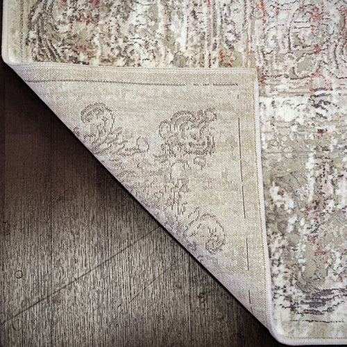 Chateau 98205-6111 Beige/Blush Rug - Shrink Polyester With 