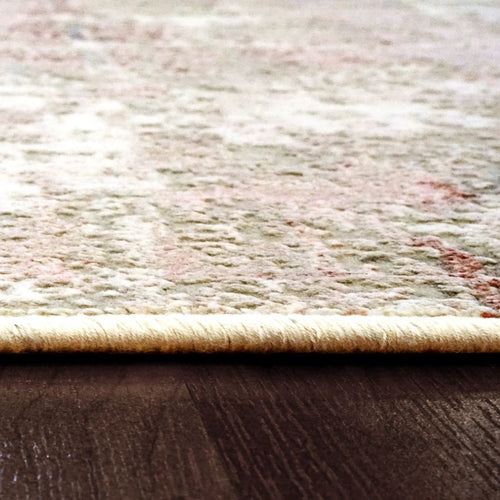 Chateau 98207-6111 Beige/Blush Rug - Shrink Polyester With 