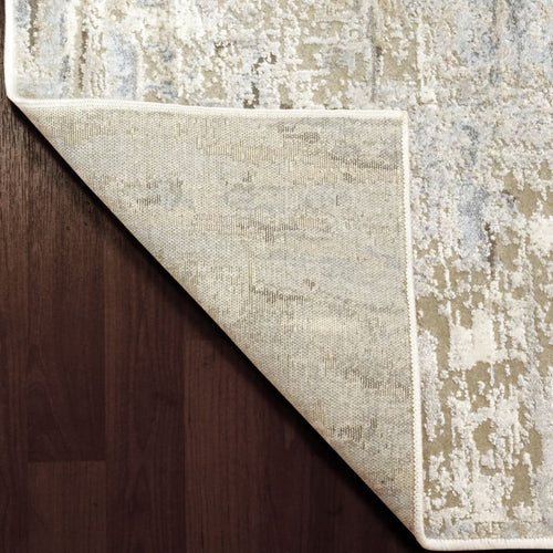 Chateau 98207-6242 Beige/Blue Rug - Shrink Polyester With 