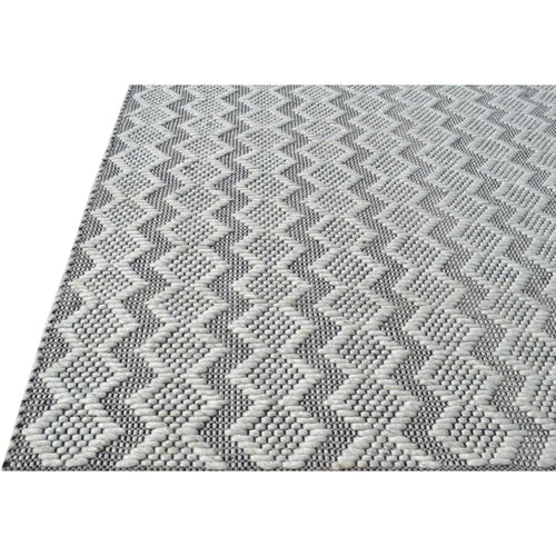 Cleveland 7451-900 Silver/Grey Rug - 60% Wool 40% Viscose