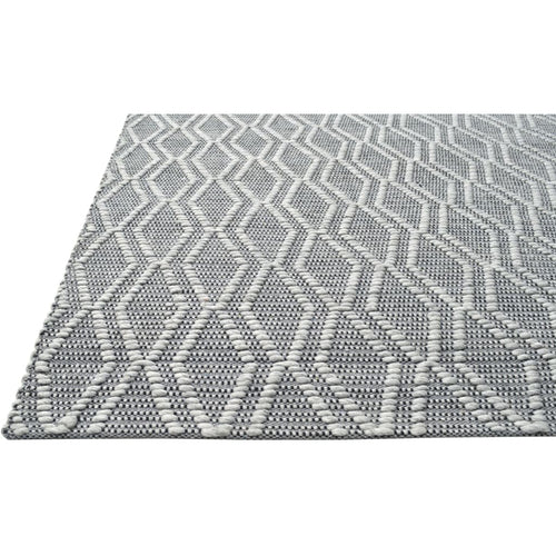 Cleveland 7455-900 Grey Rug - 60% Wool 40% Viscose