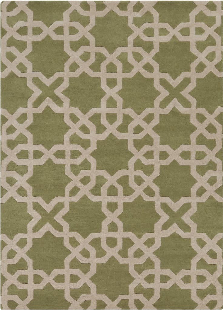 Chandra Zyain DAV-25801 Green Rug