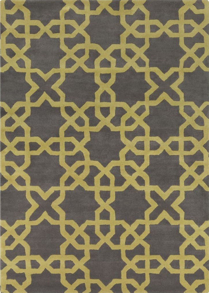 Chandra Zyain DAV-25802 Charcoal Rug