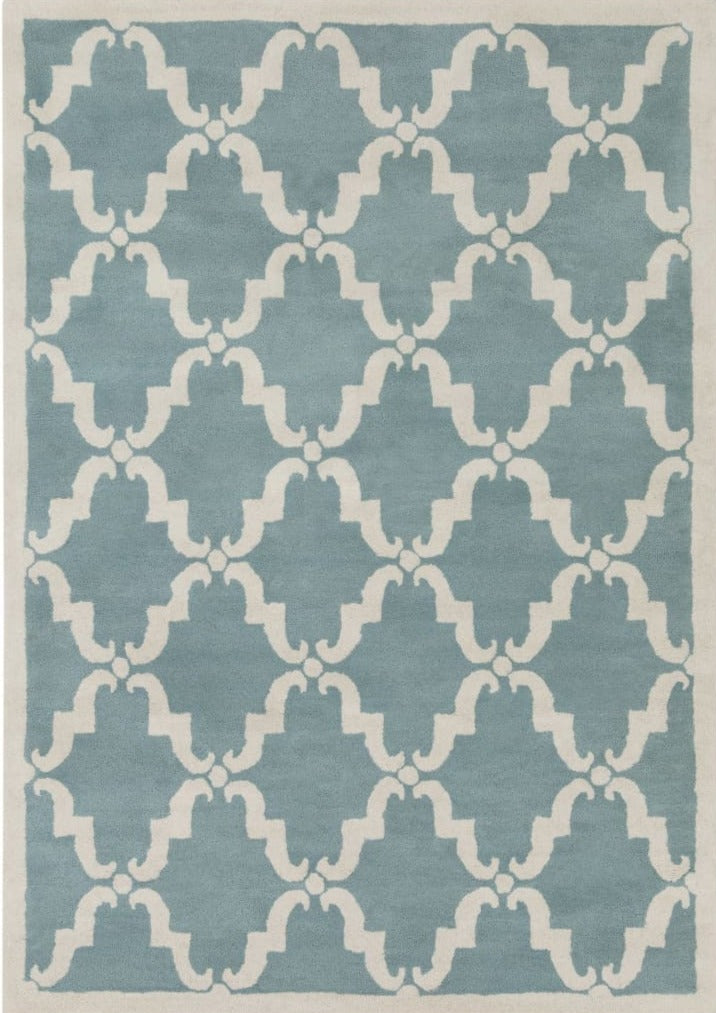 Chandra Davin DAV-25827 Light Aqua Rug