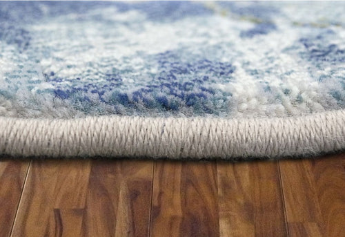 Eclipse 63322-6141 Cream/Blue Rug - 100% Excelon 