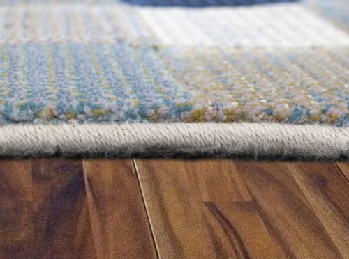 Eclipse 63339-6121 Multi/Blue Rug - 100% Excelon 