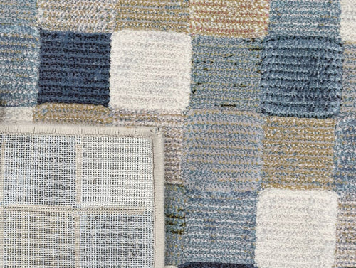 Eclipse 63339-6121 Multi/Blue Rug - 100% Excelon 