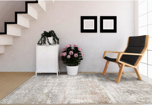 Eclipse 63566-3747 Beige/Grey Rug - 100% Excelon 