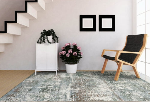 Eclipse 63566-5626 Grey/Multi Rug - 100% Excelon 