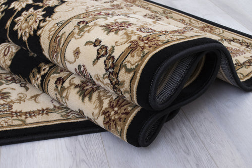 American cover design / Persian weavers Elegance 204 Black Rug