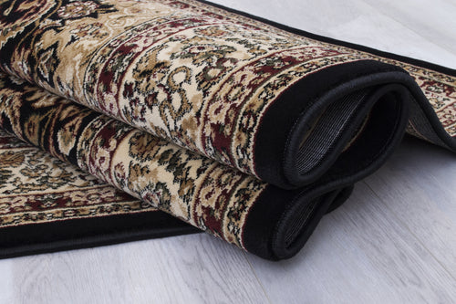 American cover design / Persian weavers Elegance 205 Black Rug