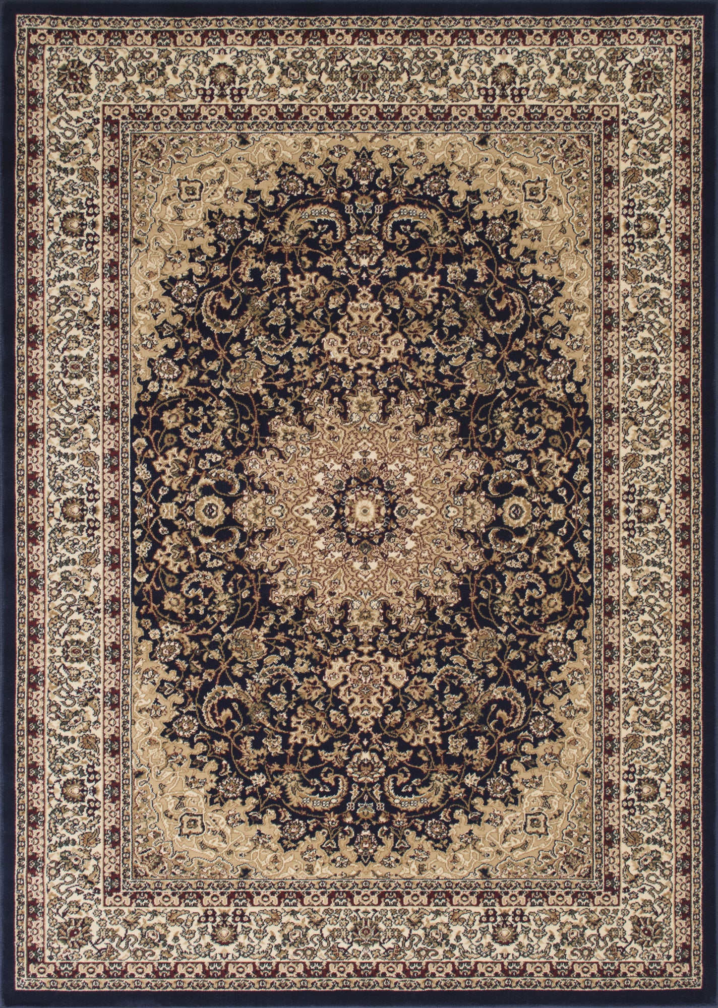 American cover design / Persian weavers Elegance 205 Navy Blue Rug