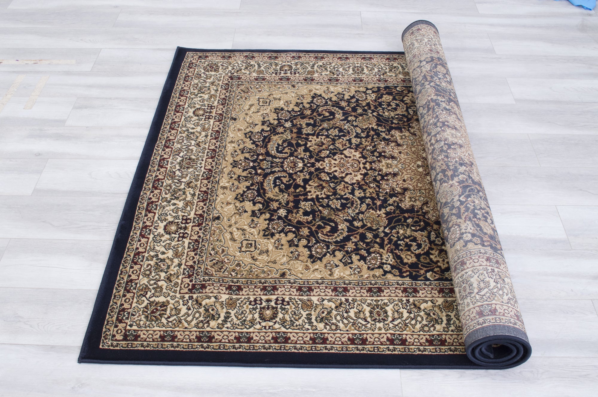 American cover design / Persian weavers Elegance 205 Navy Blue Rug