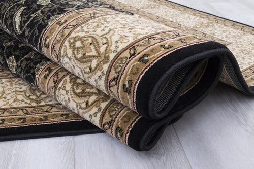 American cover design / Persian weavers Elegance 206 Black Rug