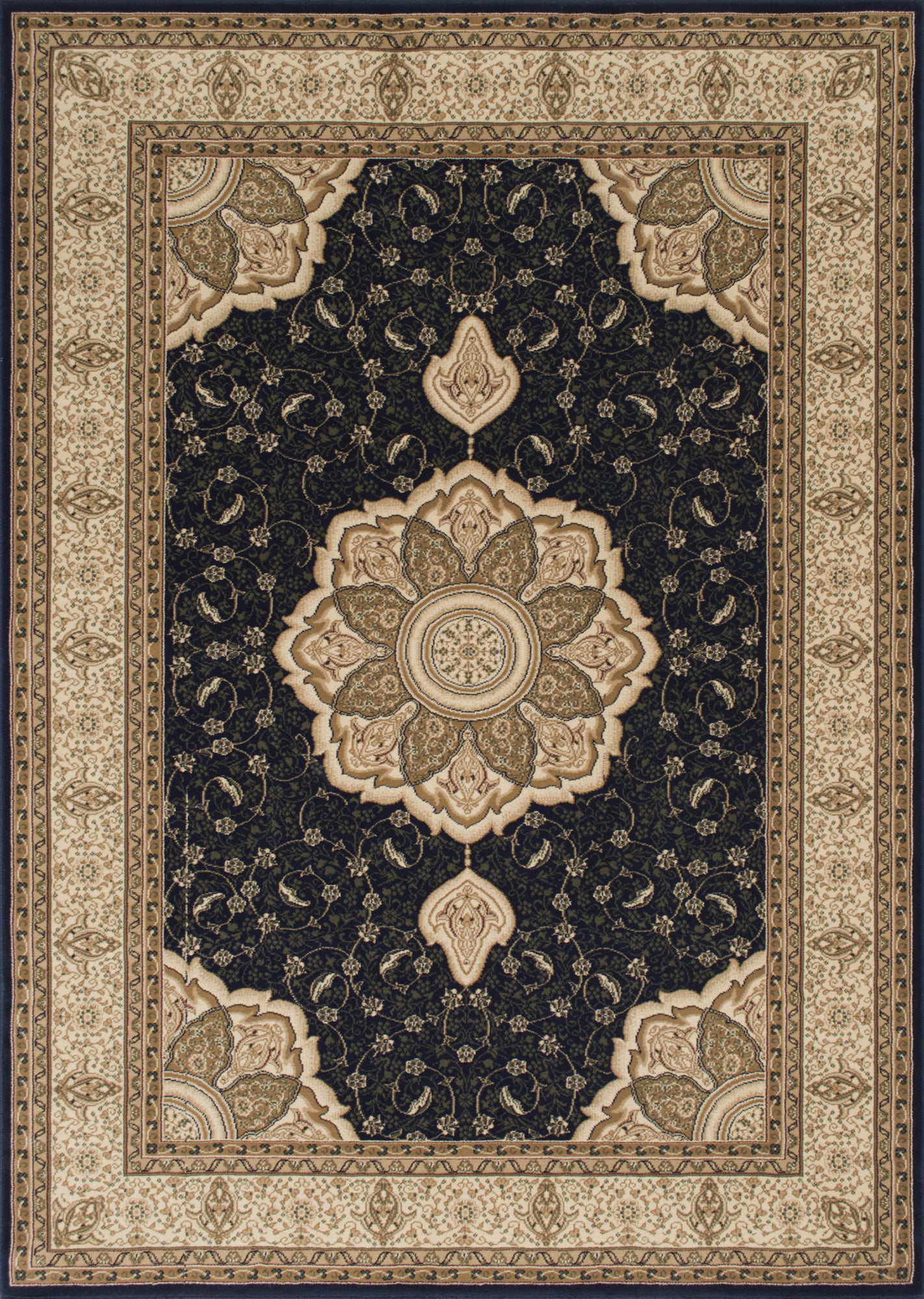 American cover design / Persian weavers Elegance 206 Navy Rug