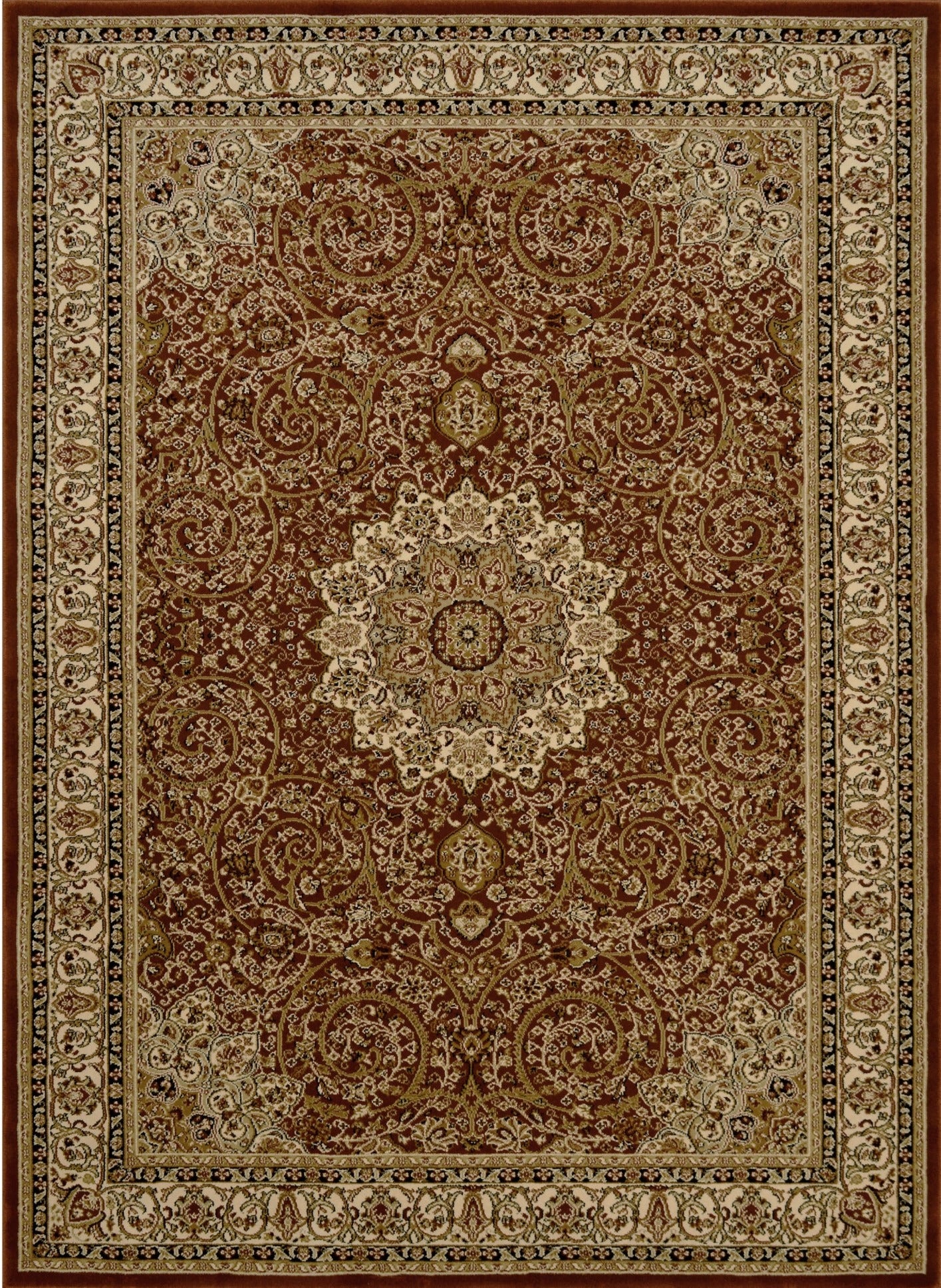 American cover design / Persian weavers Elegance 208 Brown Rug