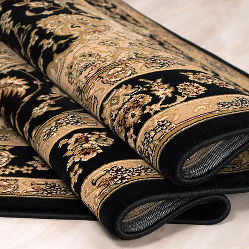 American cover design / Persian weavers Elegance 217 Black Rug