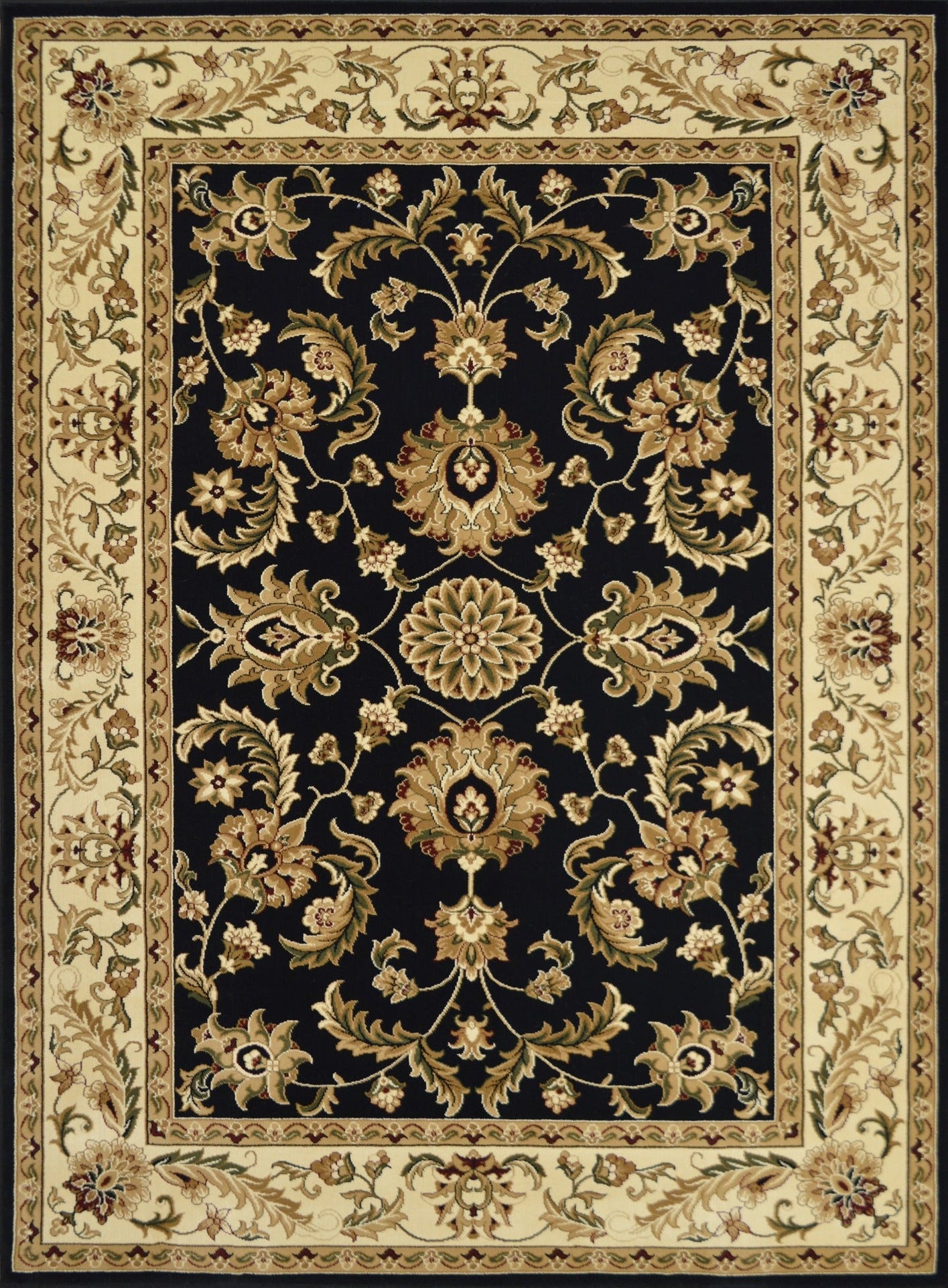 American cover design / Persian weavers Elegance 220 Black Rug