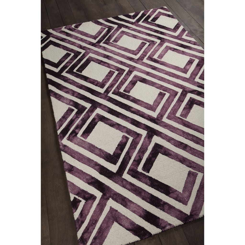 Chandra Zyao ELV-33903 Purple Rug