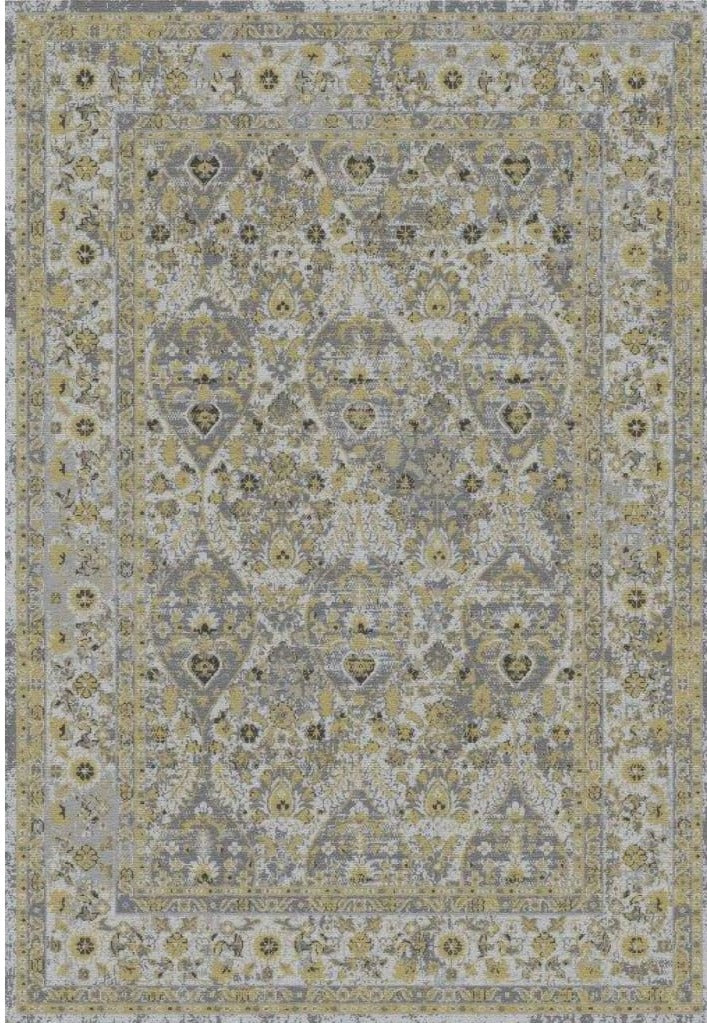 Dynamic Rugs EVORA 5876-970 Grey/Gold Rug