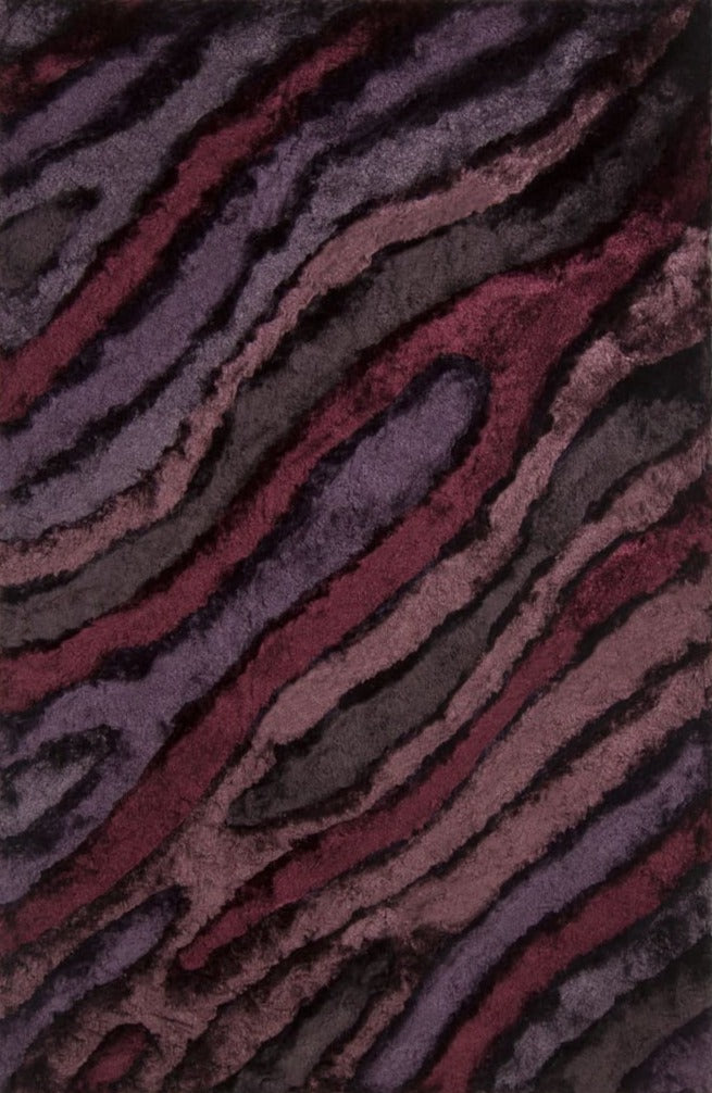 Chandra Zyamish FLE-51103 Purple Rug