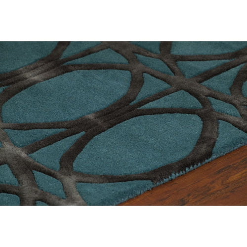 Fran FRA-42100 Teal Rug