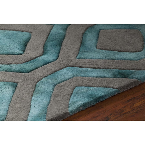 Fran FRA-42101 Teal Rug