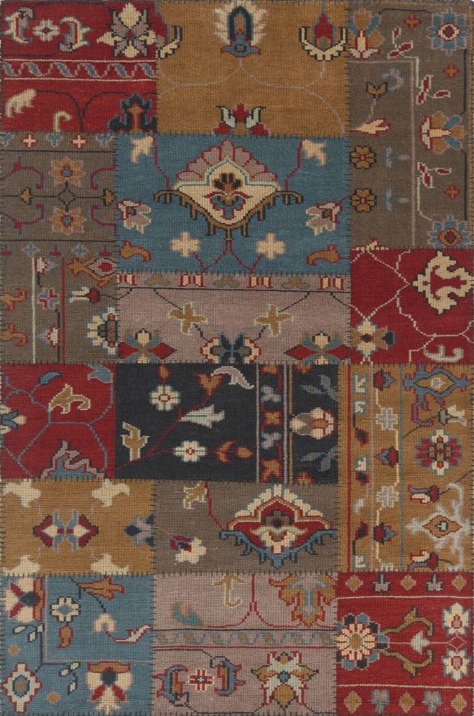 Chandra Zyaion FUS-26301 Red Rug