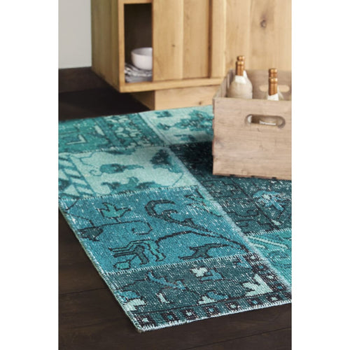 Fusion FUS-26303 Teal Rug