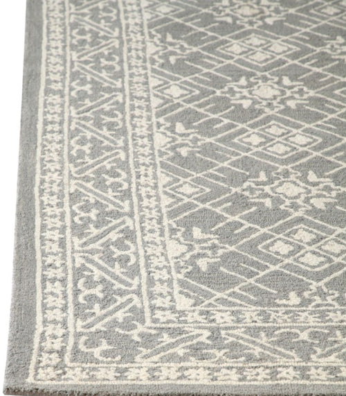 Galleria 7855-509 Blue Rug - 100% Wool