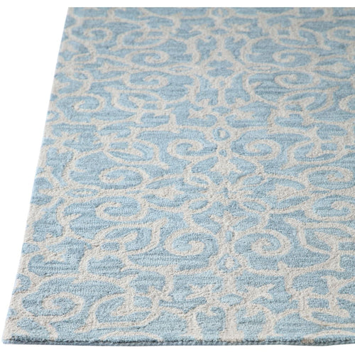 Galleria 7861-590 Blue Rug - 100% Wool