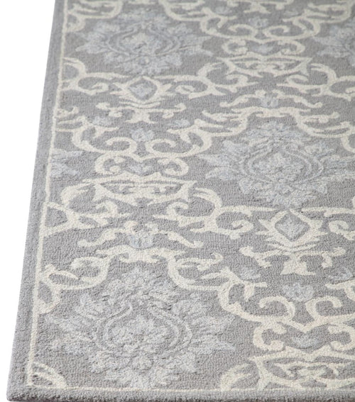 Galleria 7868-901 Grey Rug - 100% Wool