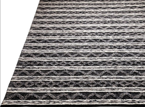 Heirloom 91004-901 Charcoal/Silver Rug - 100% Wool