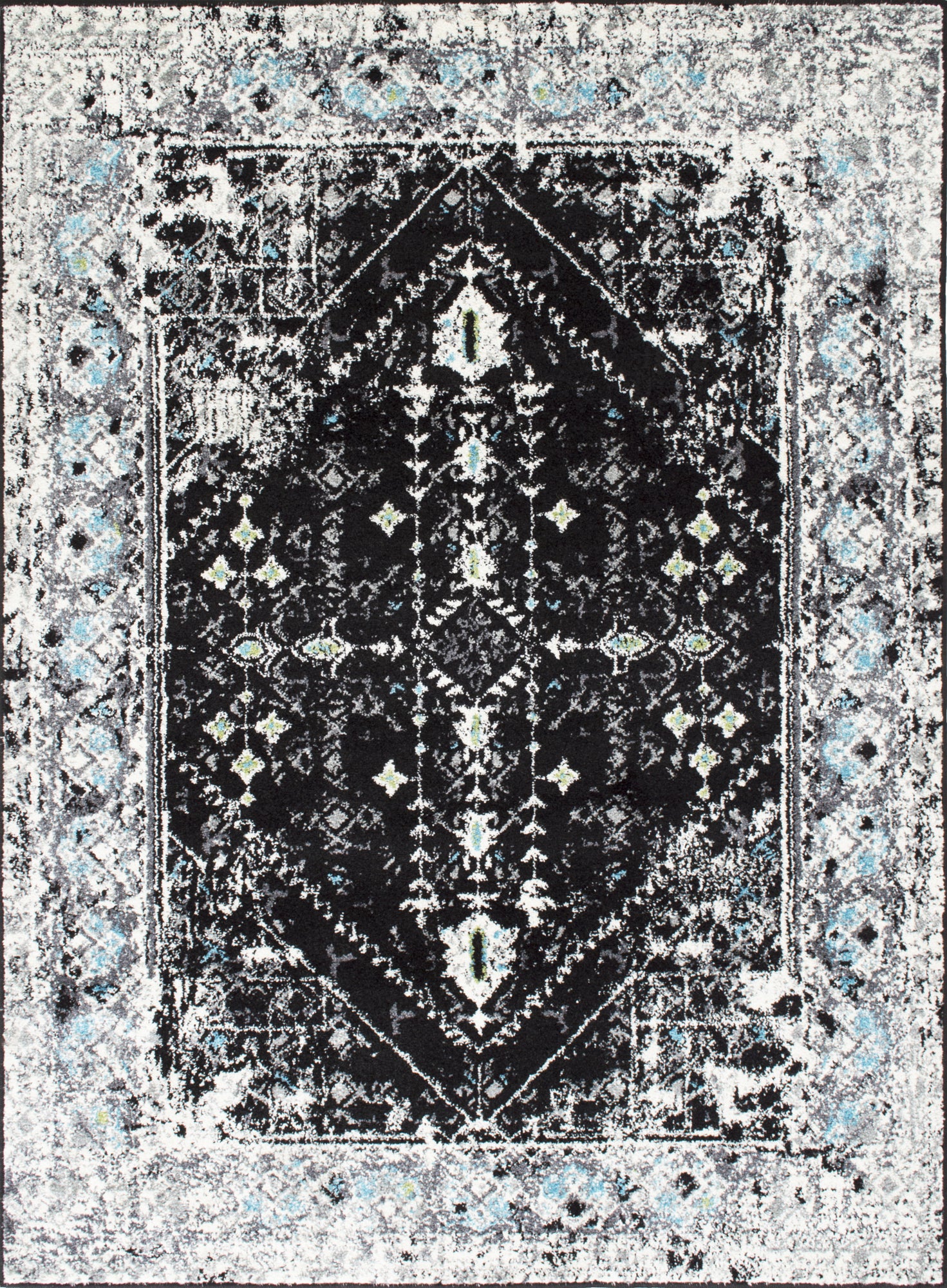 American cover design / Persian weavers Ibiza 188 Black Rug