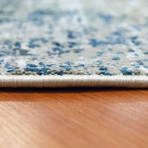 Icon 9327-905 Grey/Ivory Rug - 70% Space-Dyed Viscose 30% 