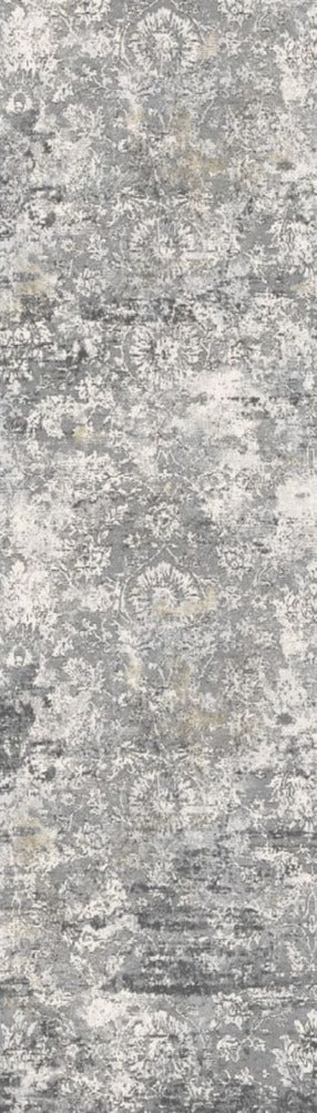 Icon 9328-975 Grey Rug - 70% Space-Dyed Viscose 30% Shrink 