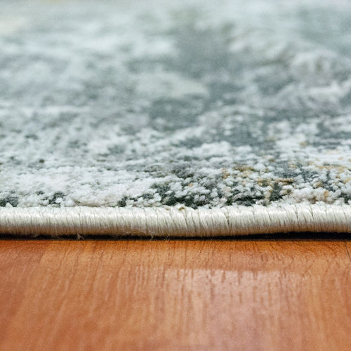 Icon 9328-975 Grey Rug - 70% Space-Dyed Viscose 30% Shrink 