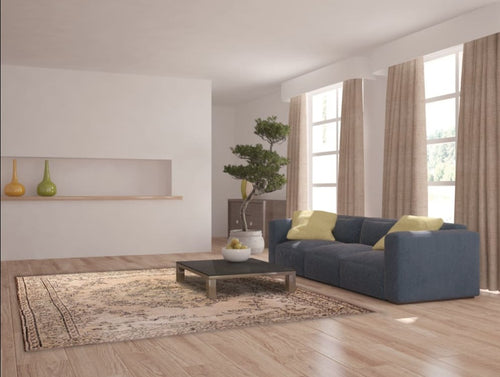 Illusion 8872-612 Beige Rug - Beige / 5‚Äö√Ñ√¥3 x 7‚Äö√Ñ√¥7 - 100% 