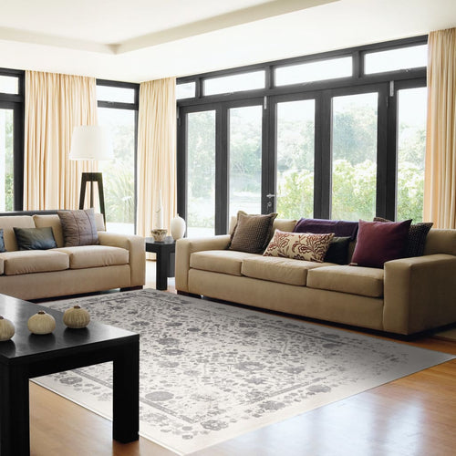Imperial 12213-506 Ivory/Grey Rug - 100% Polyproplene