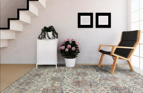 Imperial 63432-6656 Ivory/Multi Rug - 100% Heatset 