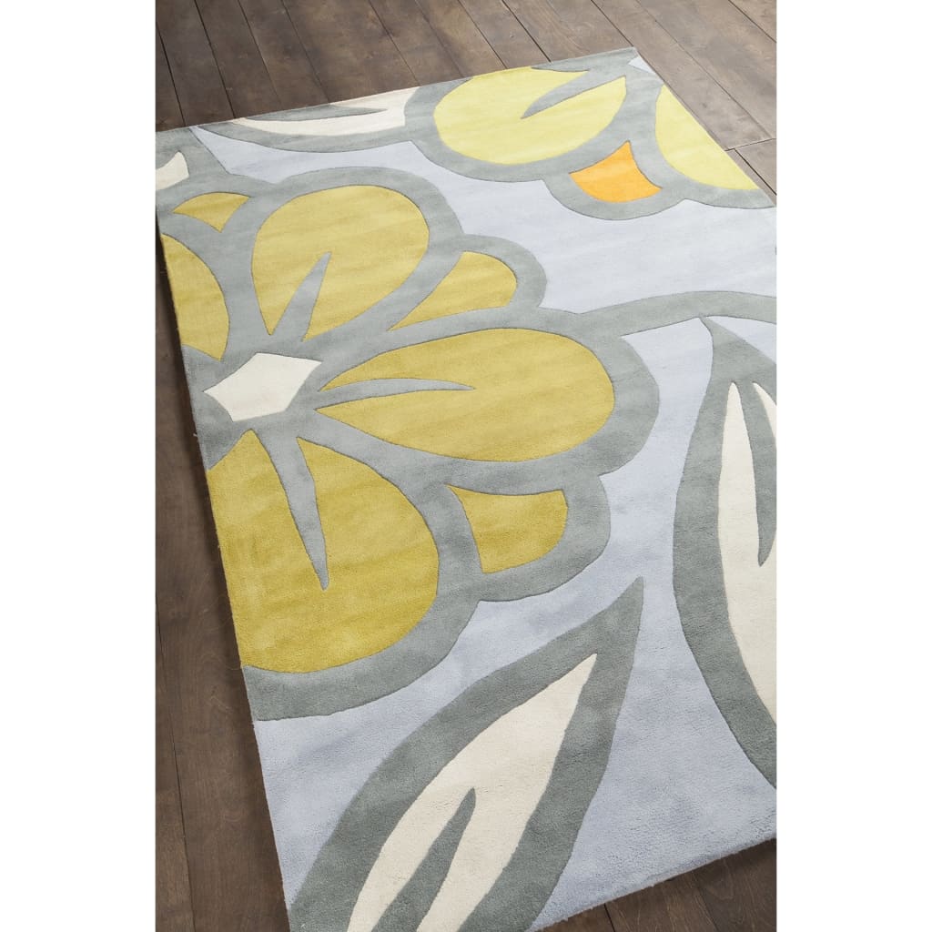 Chandra Zyaabit INH-21624 Grey Rug