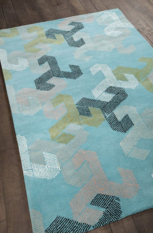 Jessica Swift JES-28906 Teal Rug
