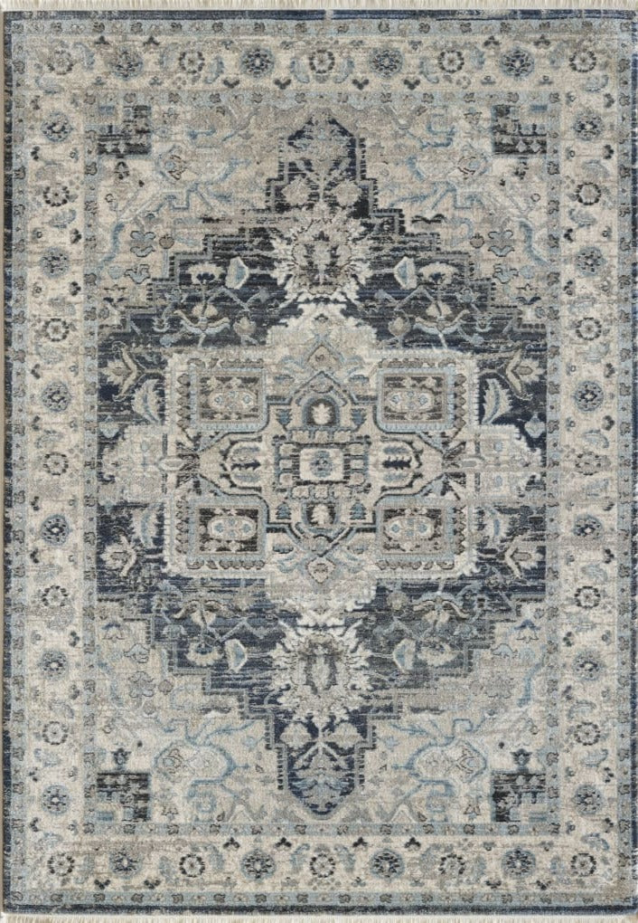 Dynamic Rugs Juno 6882-590 Dark Blue/Cream Rug