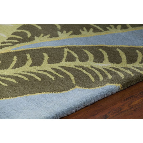 Kronos KRO-6301 Green Rug