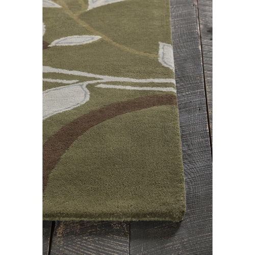 Kronos KRO-6302 Green Rug