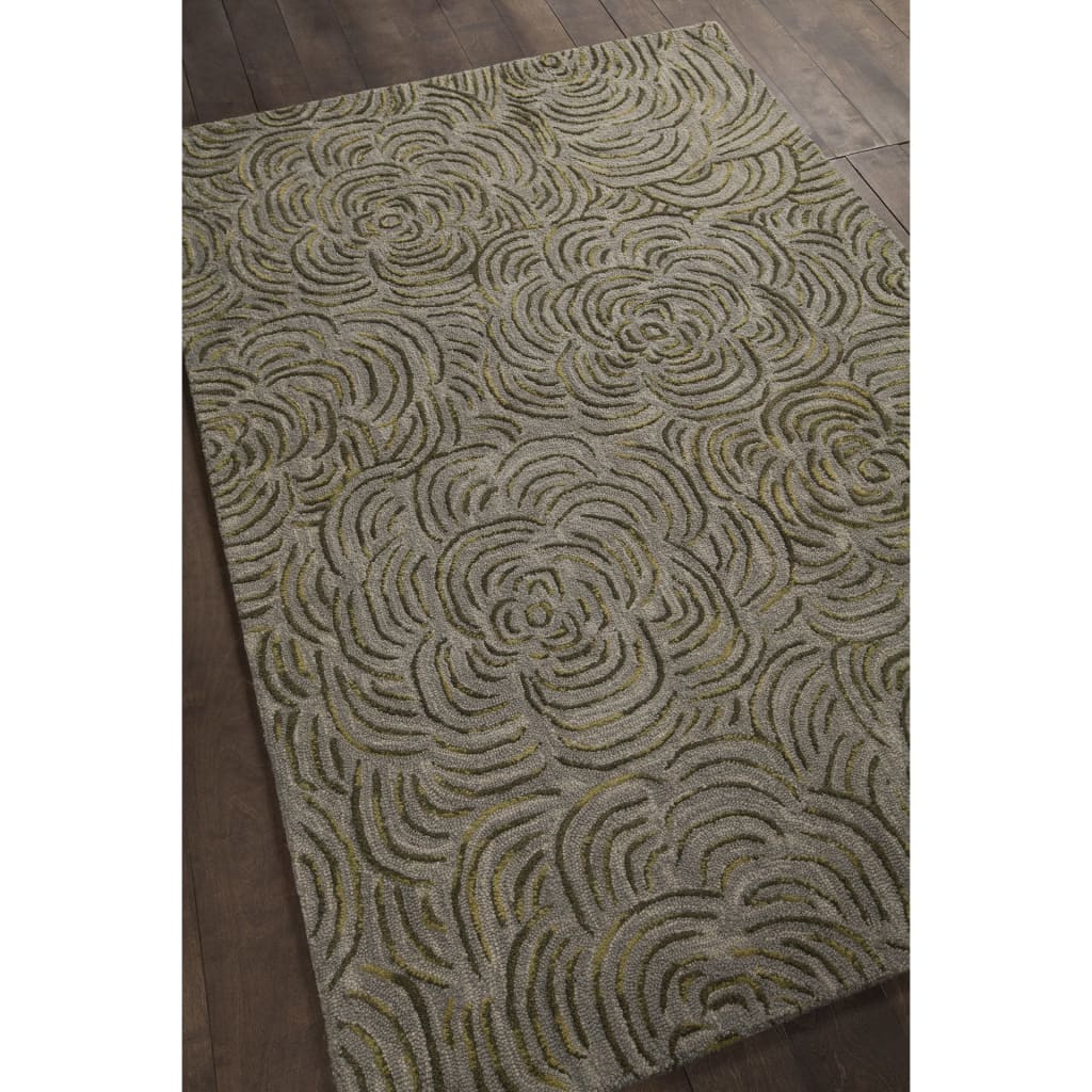 Chandra Zyaa LEI-42202 Green Rug