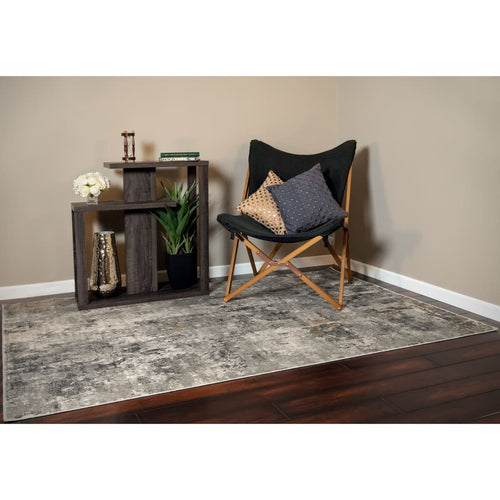 Magnus 2513-950 Grey/Blue Rug - 70% Viscose & 30% Shrink 