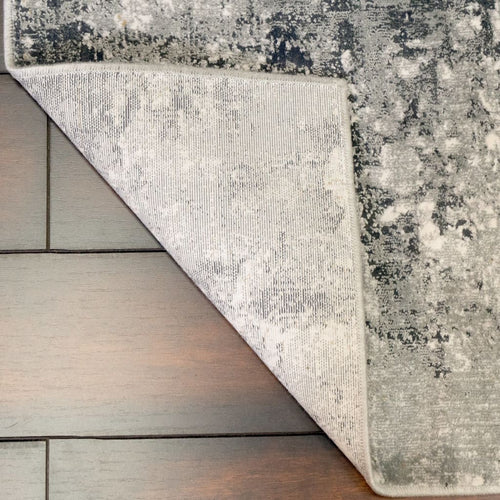 Magnus 2513-950 Grey/Blue Rug - 70% Viscose & 30% Shrink 
