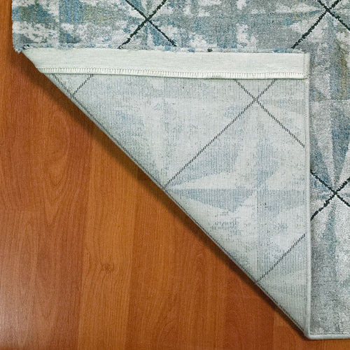 Magnus 2515-950 Grey/Blue Rug - 70% Viscose & 30% Shrink 